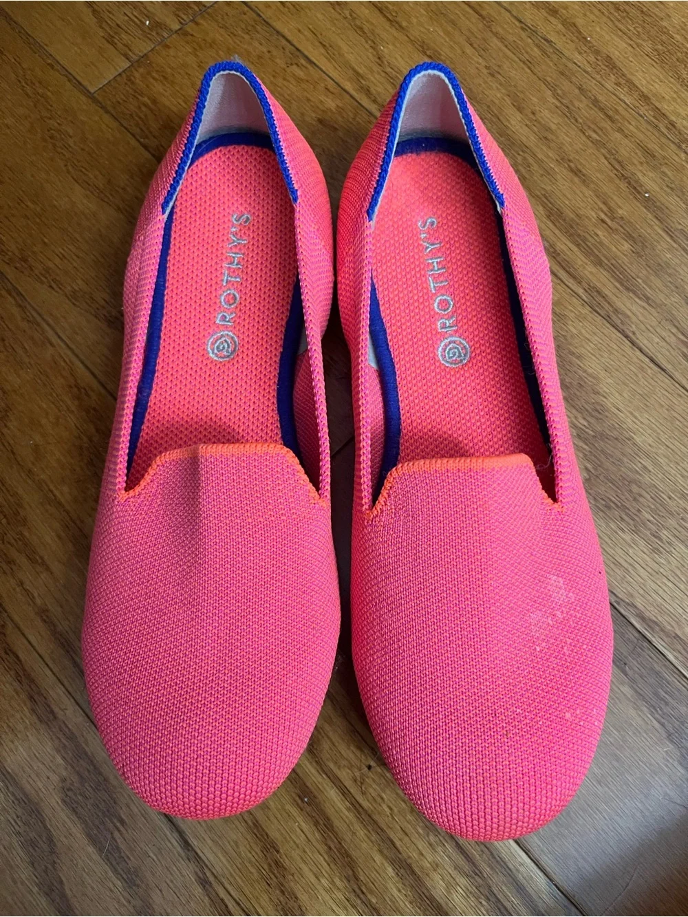 Rothy's Red Knit Girls' Ballet Flats